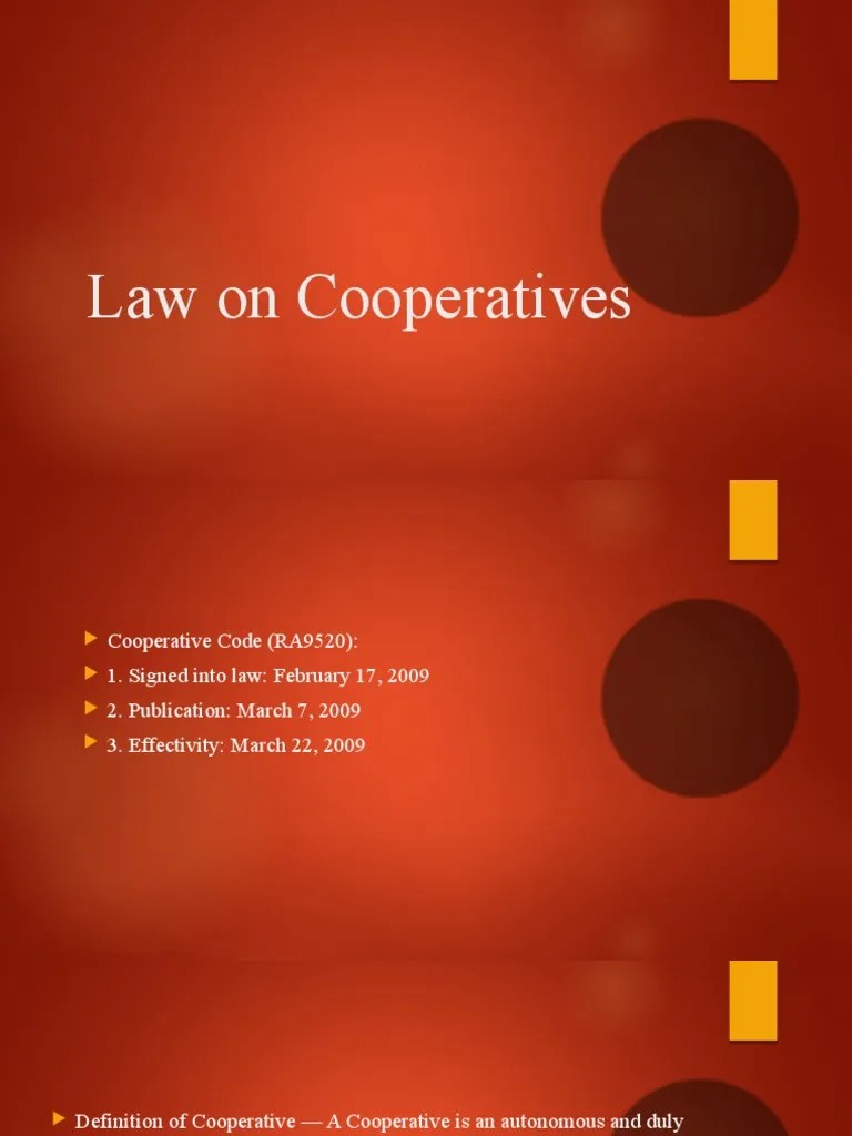 LawonCooperatives PDF Taxes Cooperative