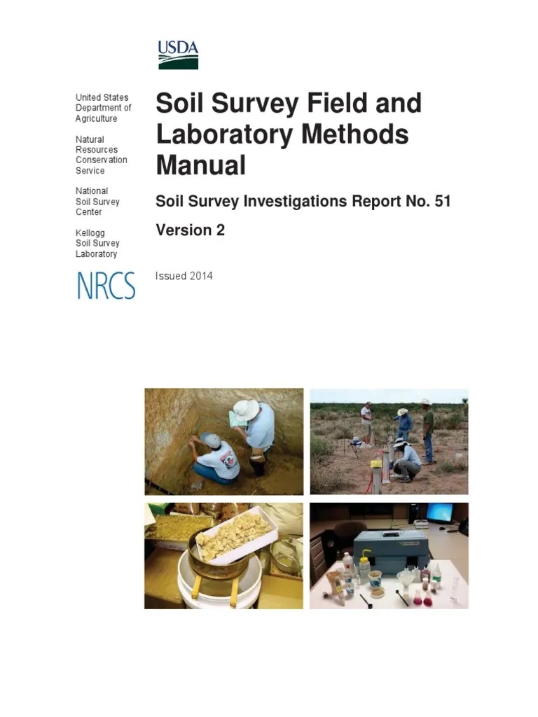 SSIR 51 Soil Survey Field and Laboratory Methods Manual