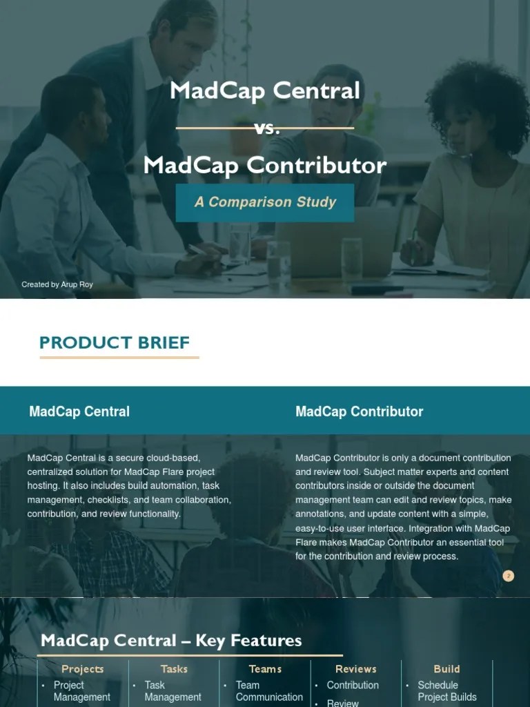MadCap Central Vs Contributor v2 PDF Computer Engineering