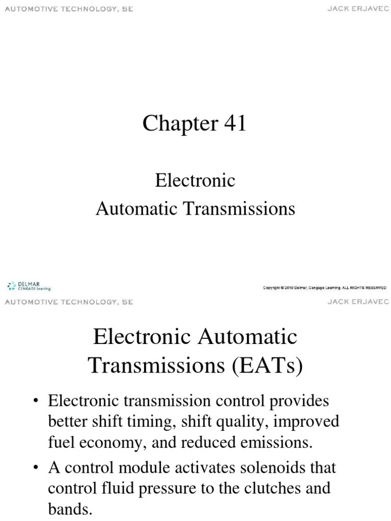 CH41 Electronic Automatic Transmissions STUDENT VERSION Rev PDF