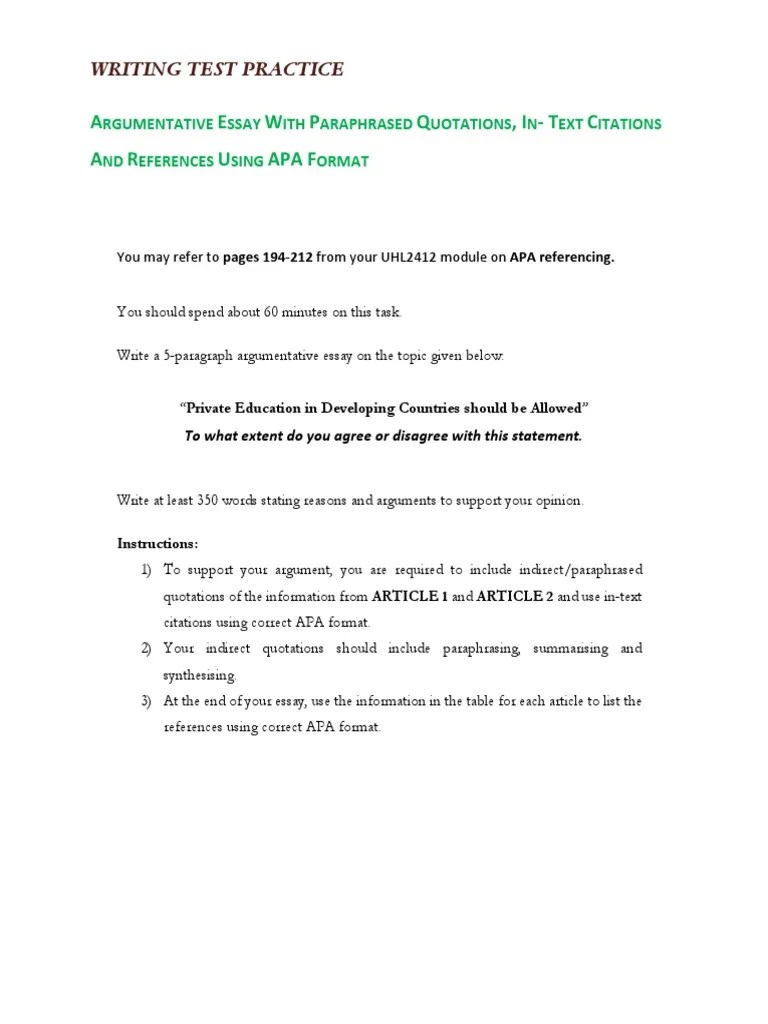 Writing Test Practice PDF Teachers Poverty