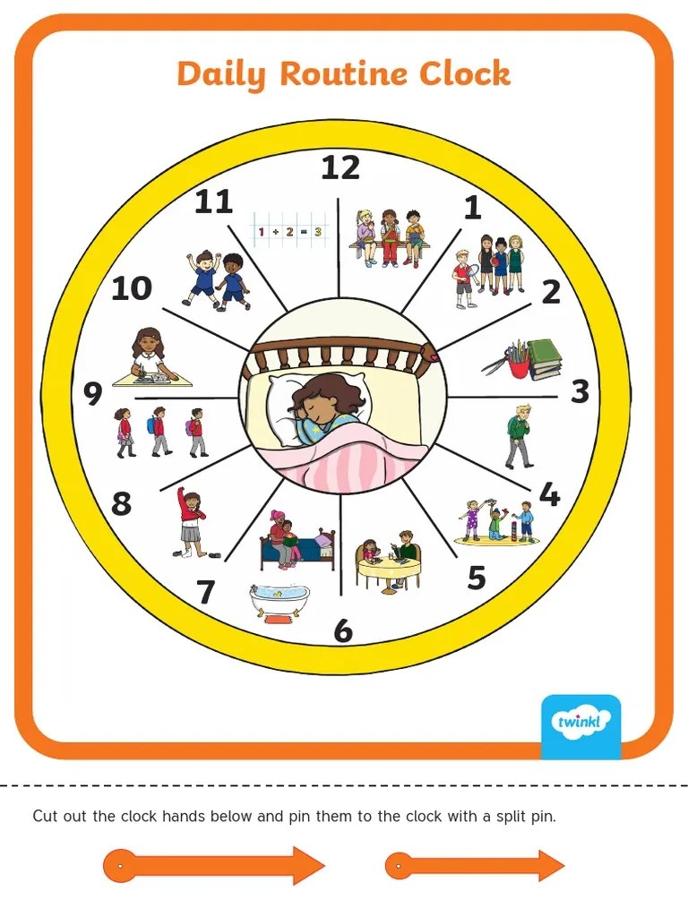T e 729 Daily Routine Clock A4 Display Poster Ver 3 PDF