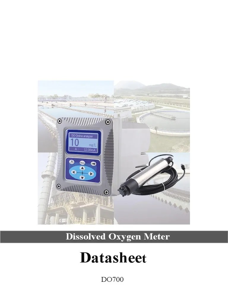 DO700 Optical Dissolved Oxygen Meter PDF Fluorescence Water
