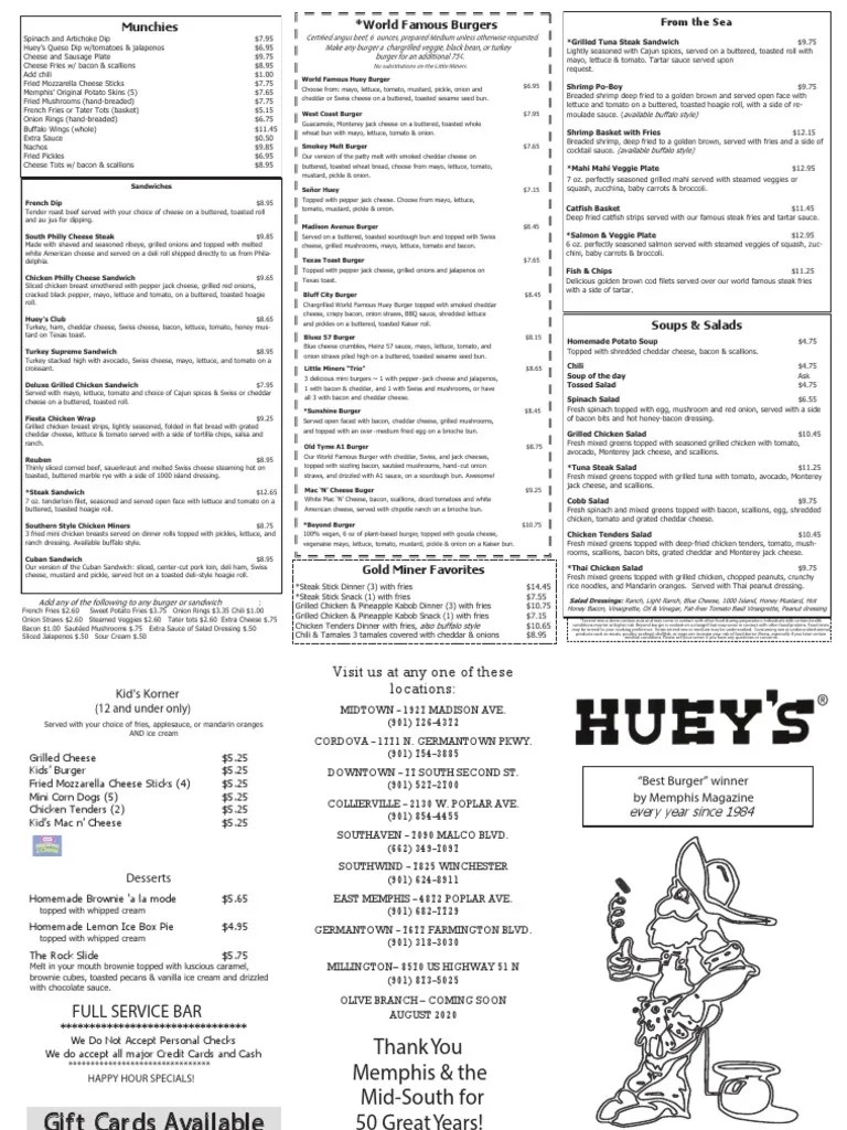 To Go Menu Final December 2019 PDF Hamburgers French Fries