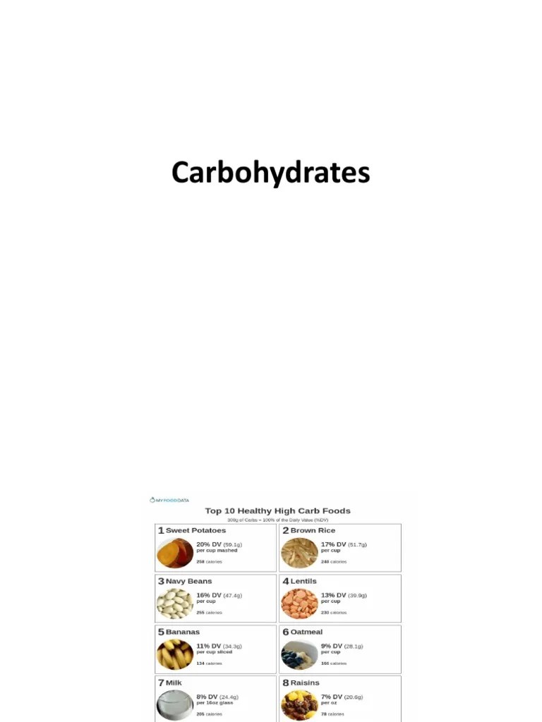 Carbohydrates 1st PDF Carbohydrates Glucose