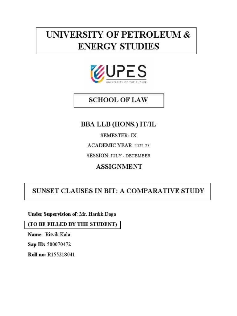Sunset Clauses PDF Treaty Legal Documents