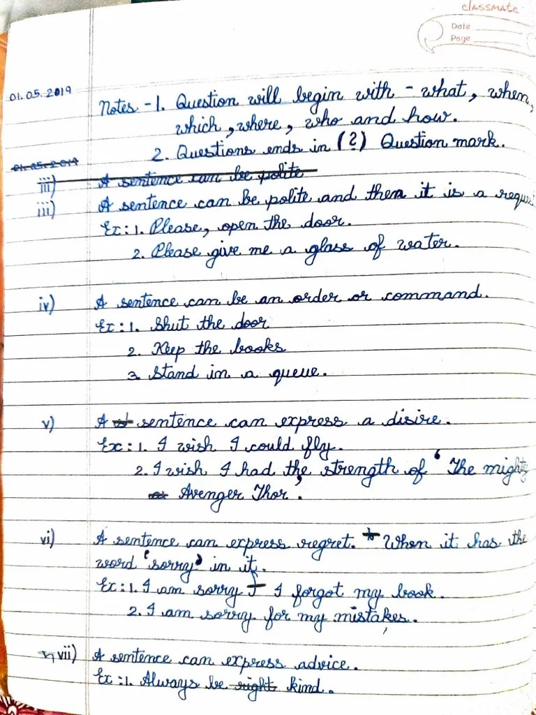 Assorted sentences and phrases PDF