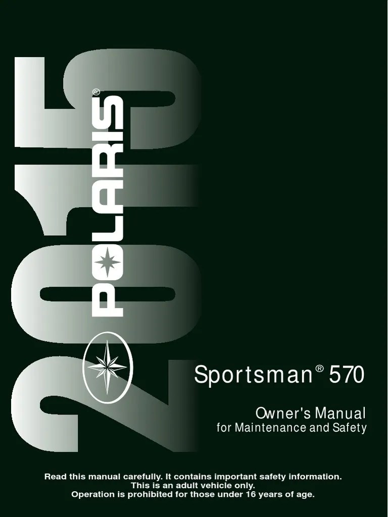 2015 Polaris Sportsman Owners Manual | PDF | Four Wheel Drive | Traffic