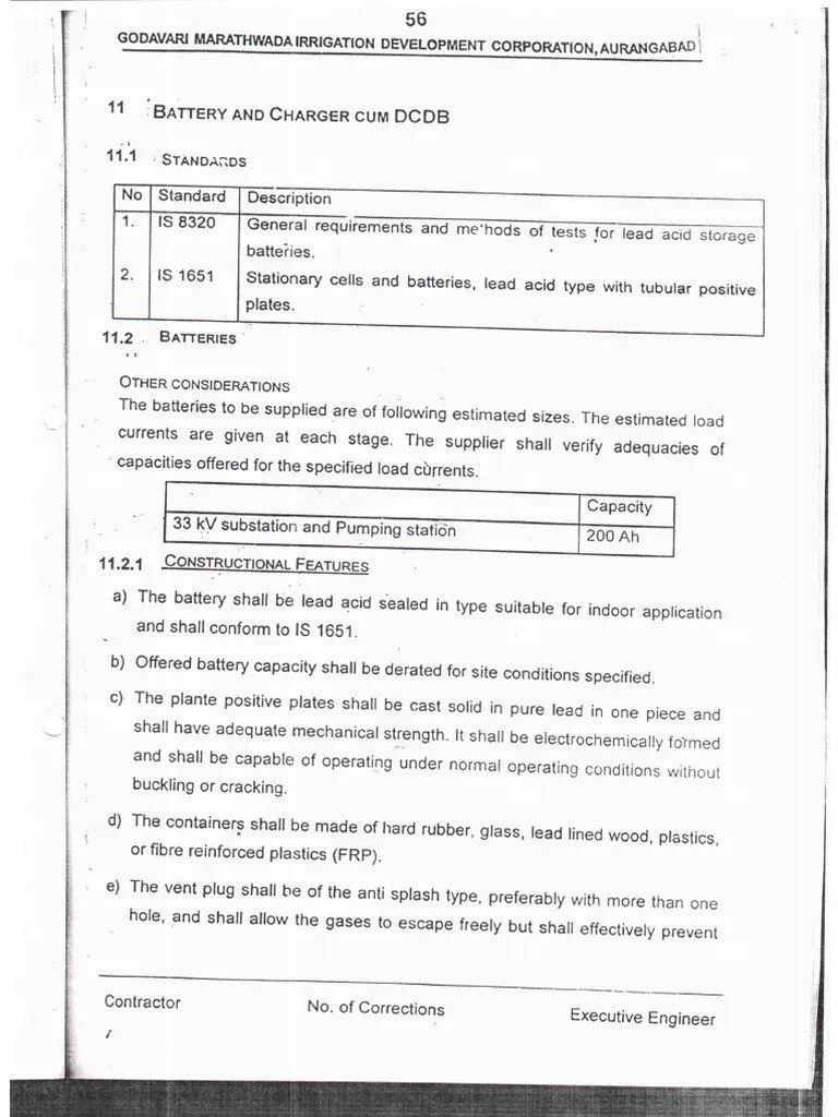 Battery & Battery Charger | PDF