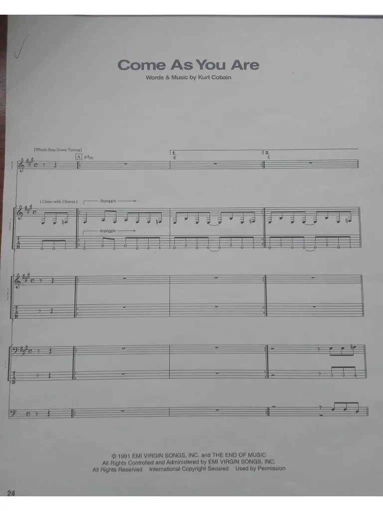 Come As You Are | PDF