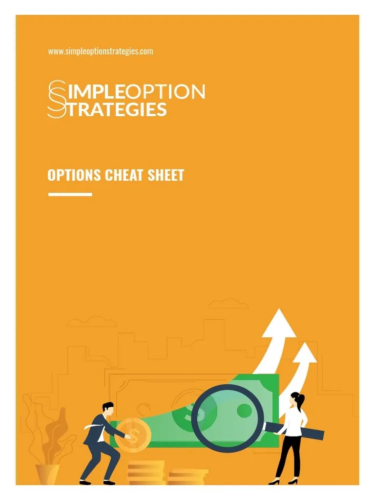 SOS Options Cheat Sheet v2.2 PDF Greeks (Finance) Option (Finance)
