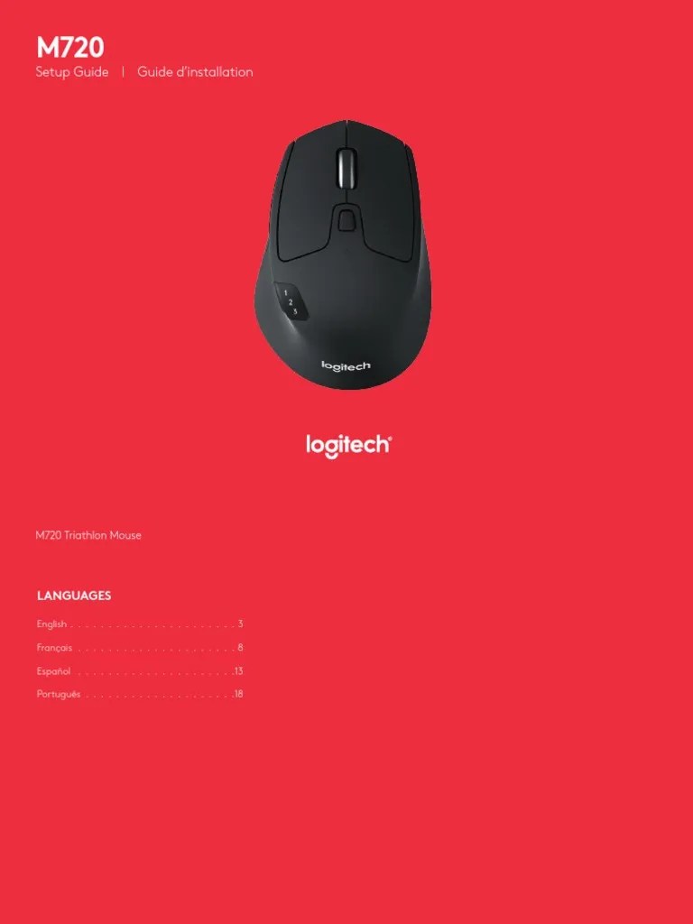 m720 Triathon Bluetooth Mouse Guide PDF Computer Architecture