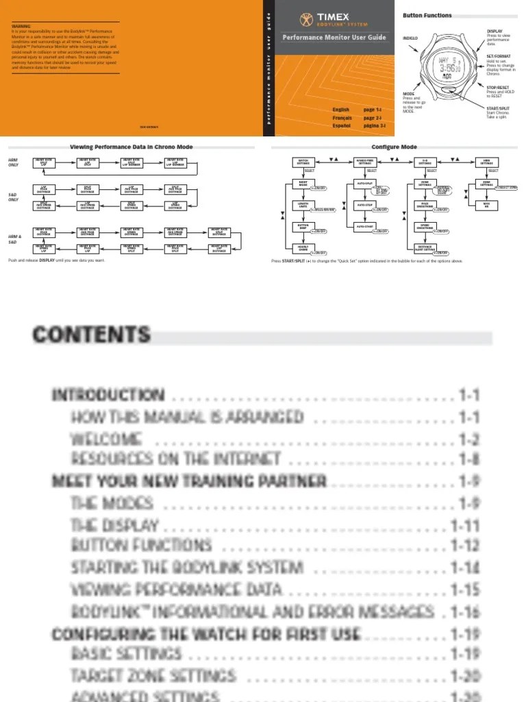 Timex Ironman HRM | PDF | Physical Fitness | Aerobic Exercise