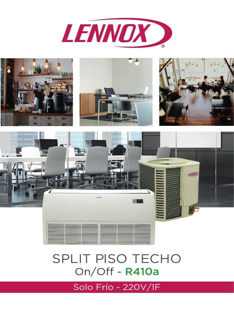 Split Piso Techo - Lennox Convencional-Monofasico 2020 | PDF | Bienes