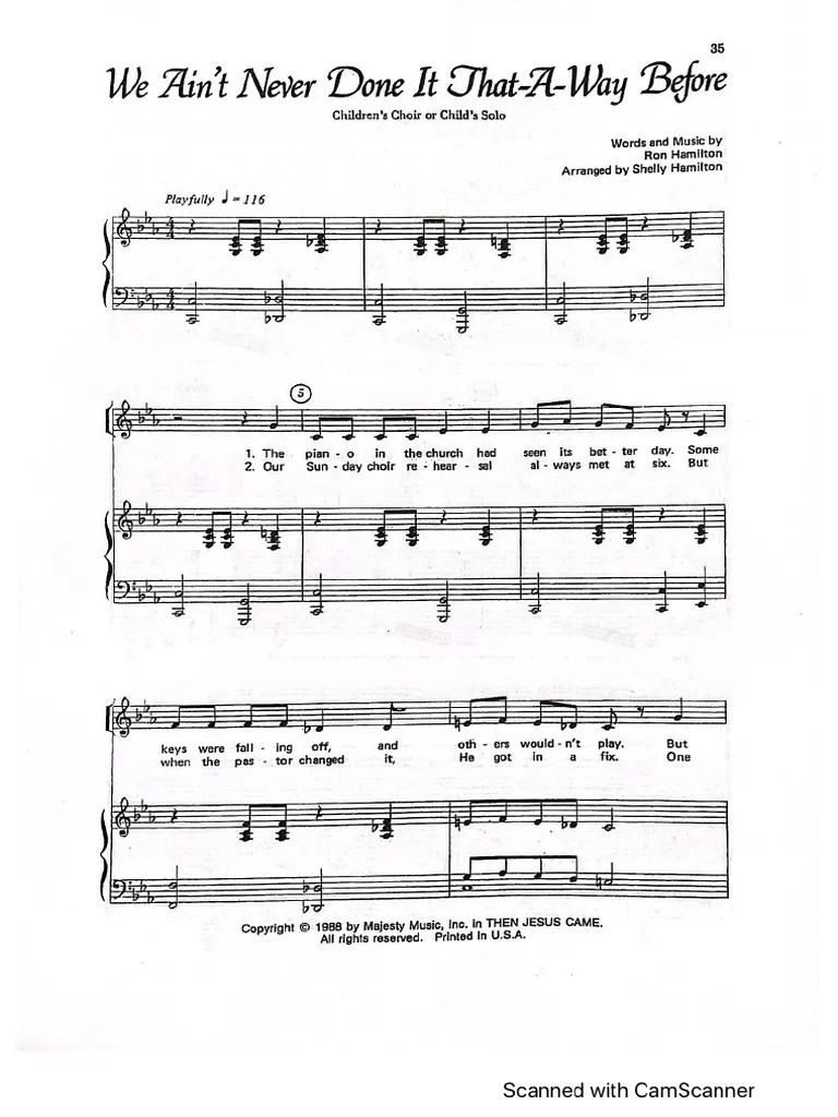 We Aint Never Done It That A Way Before PDF