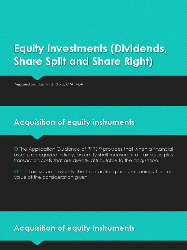 No journal entry is made. The number of shares and cost per share are