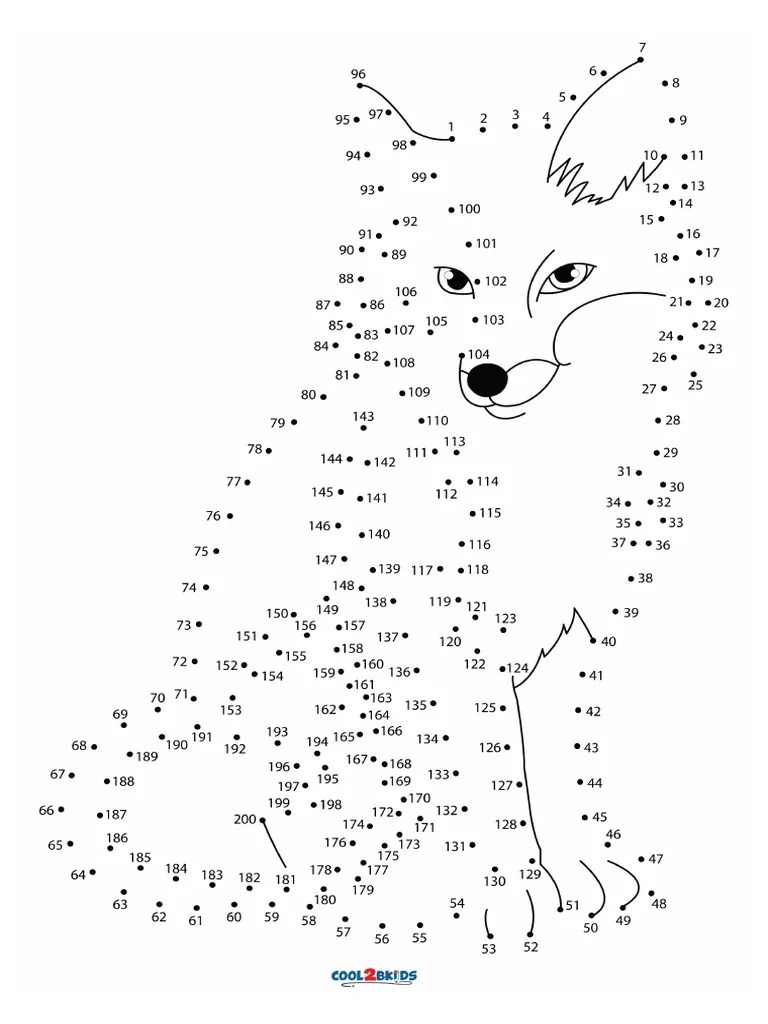 Printable Dot To Dot Animals