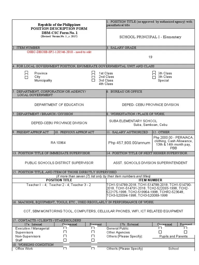 PositionDescriptionForms1Feb222019 Principal Position PDF