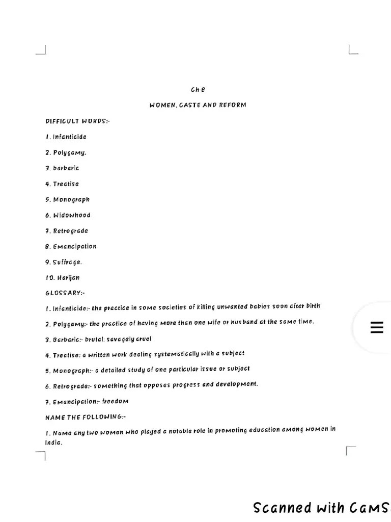 Class 8 HISTORY NOTES PDF