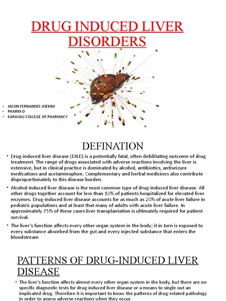 Drug Induced Liver Disorders PDF Hepatitis Apoptosis