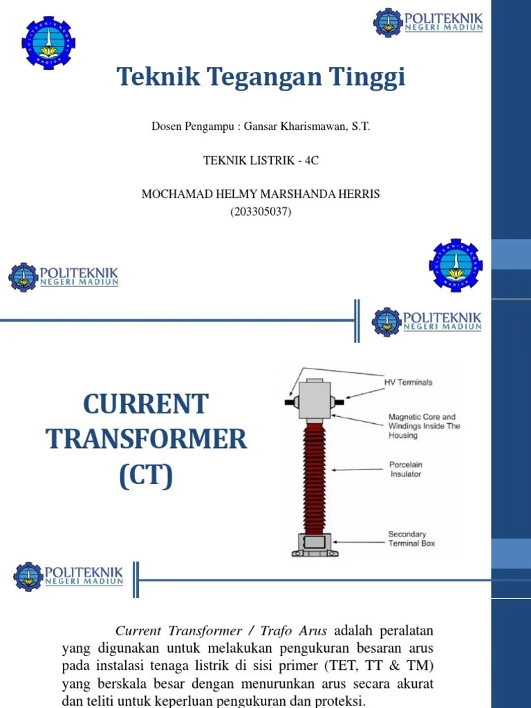 Current Transformer & Potential Transformer | PDF
