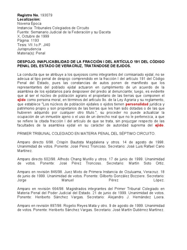 JURISPRUDENCIAS AGRARIO