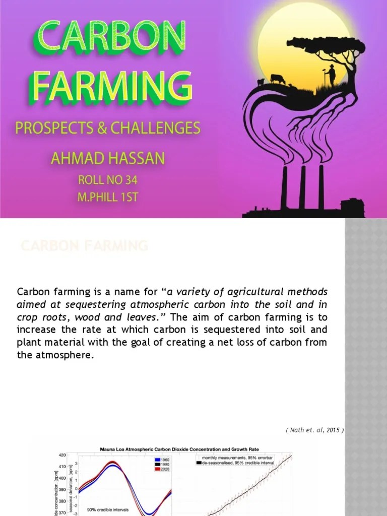 Carbon Farming PDF Agriculture Soil
