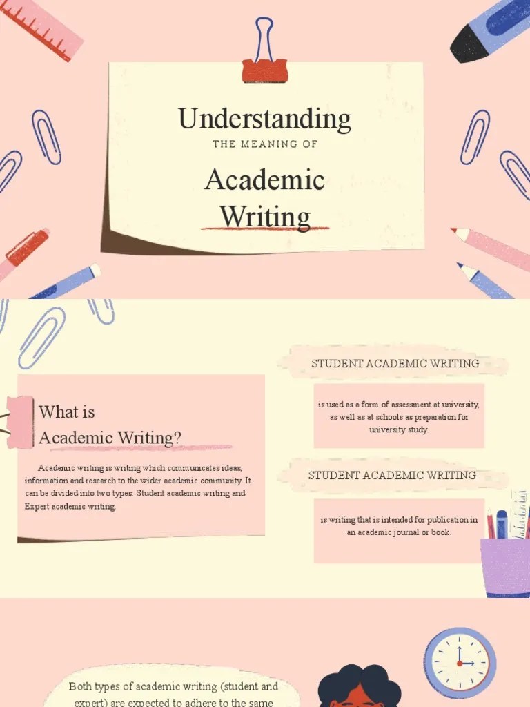 Understanding The Meaning of Academic Writing PDF Citation Thesis