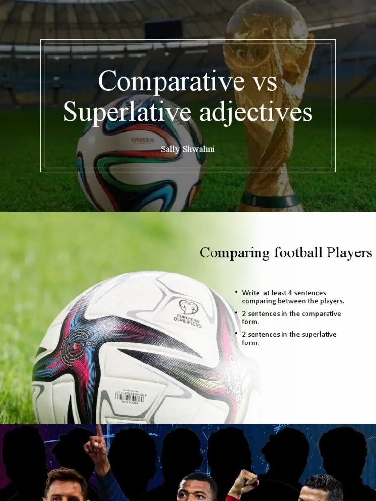 Adjectives Football PDF