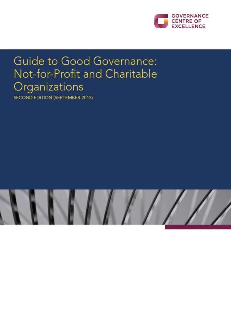 Guide To Good Governance PDF Corporations Governance