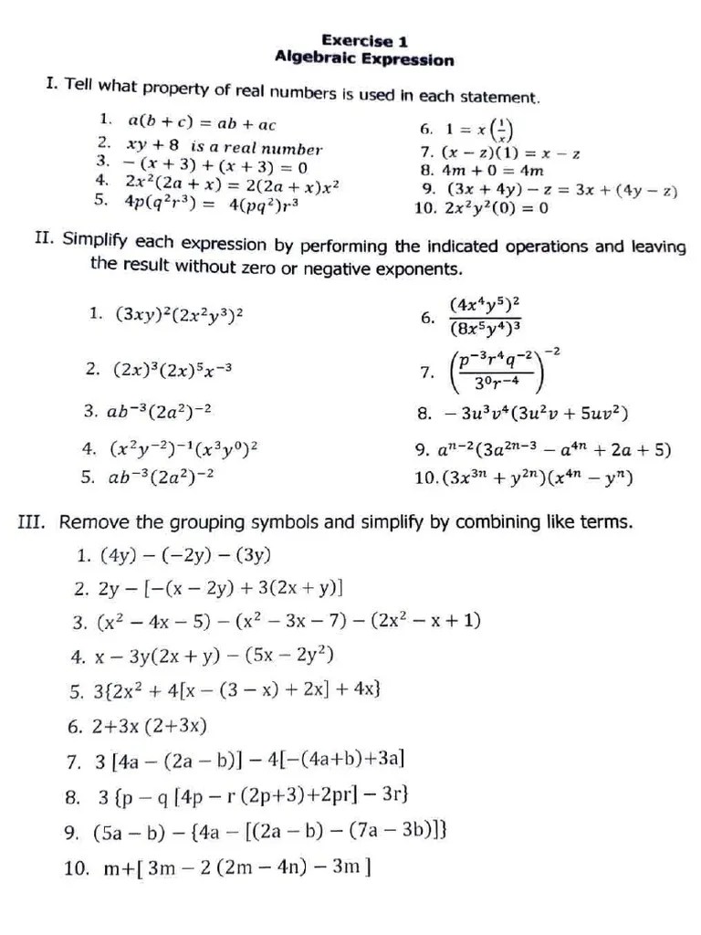 Activity 1 Algebra & Trigonometry | PDF | Mathematics | Algebra