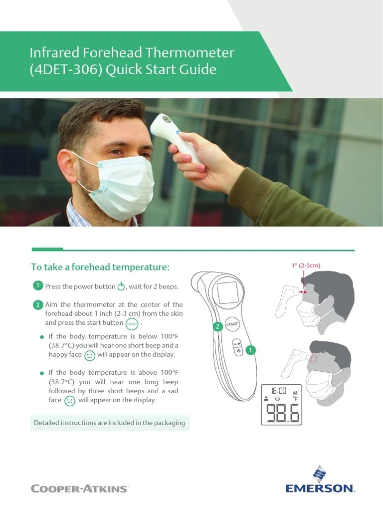 Cooper Atkins Joytech Infrared Thermometer Instructions PDF