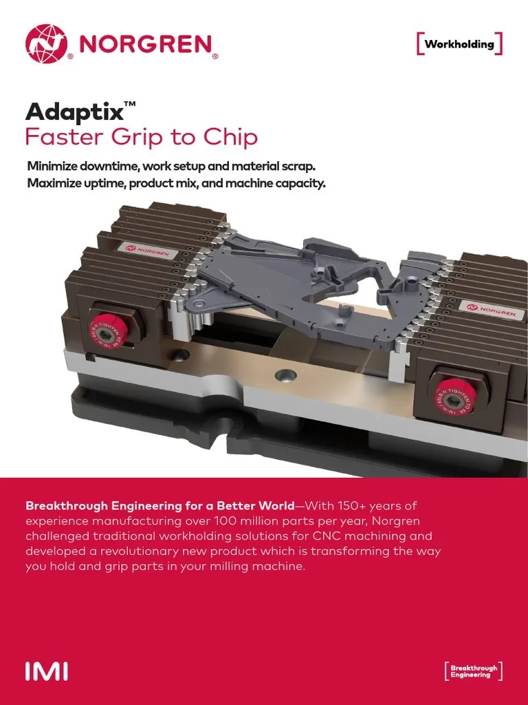 Adaptix Soft Jaw Brochure USA PDF Machining Engineering