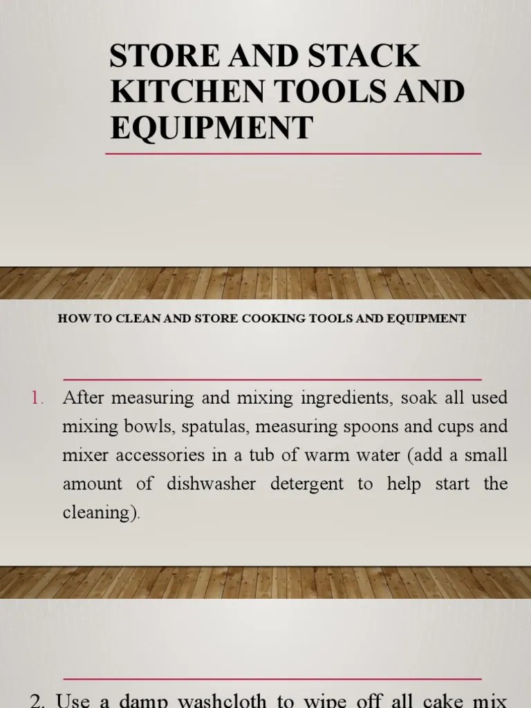 Store and Stack Kitchen Tools and Equipment PDF Dishwasher Home