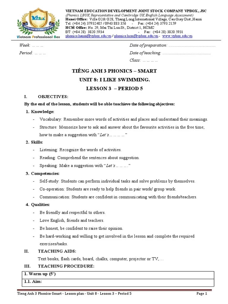 Ps3 Unit 8 Lesson 3 Period 5 | PDF | Teachers | Vocabulary