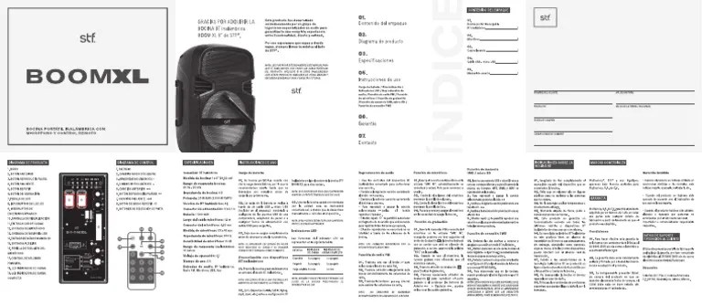 Manual Boom XL | PDF