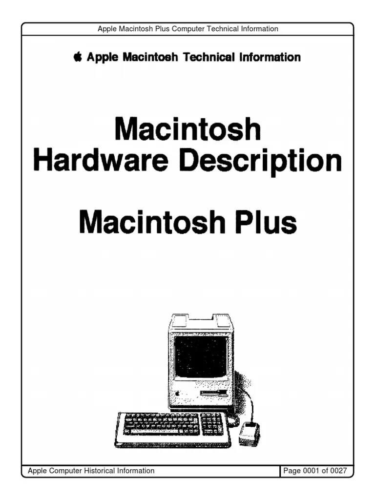 Mac Hardware Info Mac Plus PDF Apple Inc. Computer Related