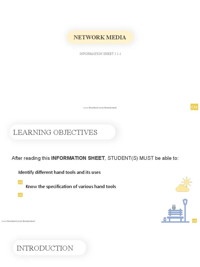 Guidelines for the Safe Selection and Use of Hand Tools in Computer