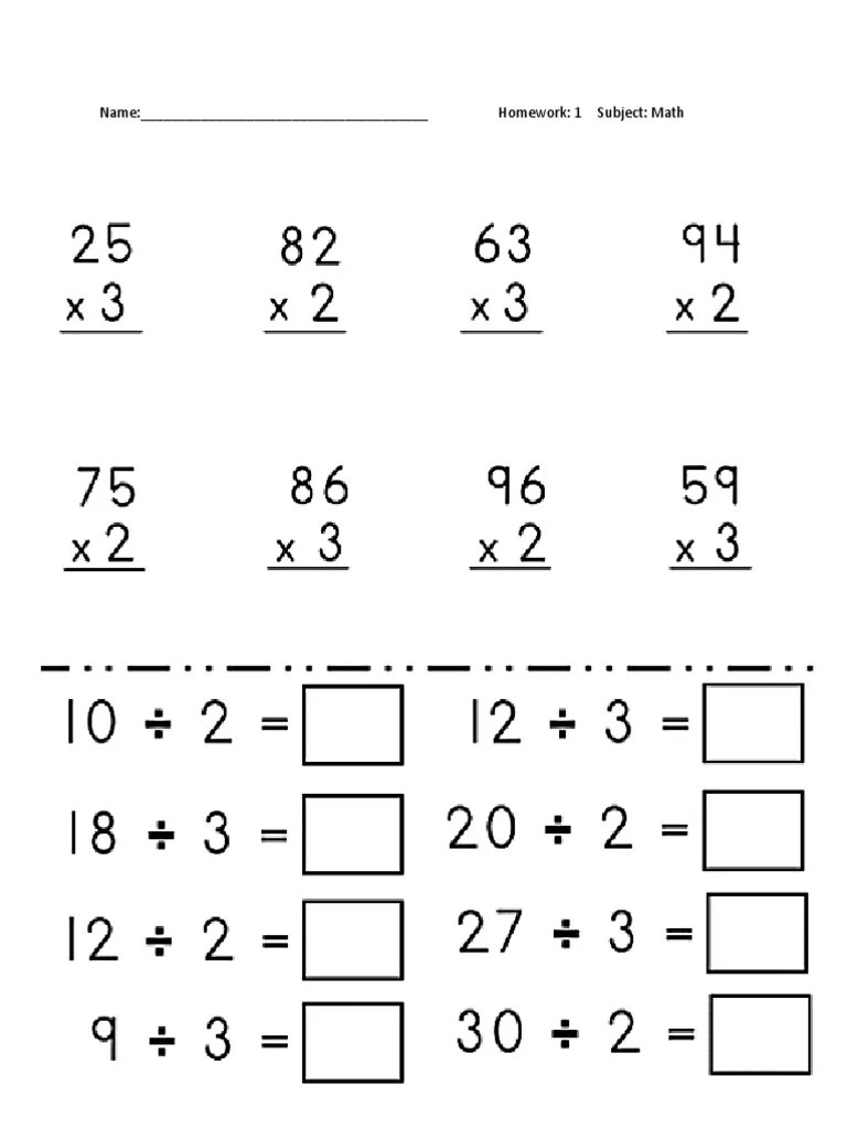 Math Homework 1 PDF