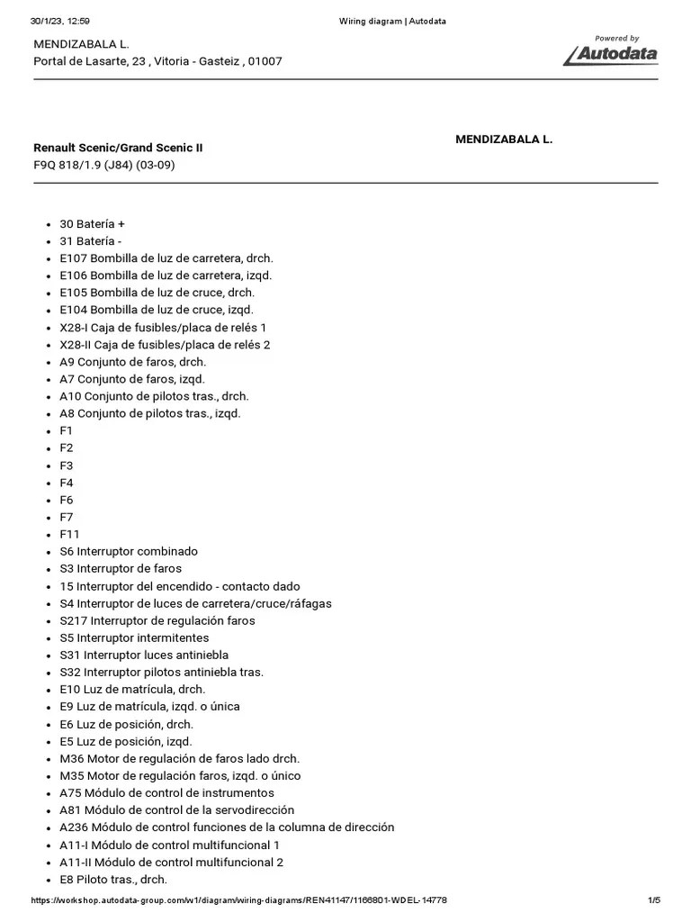 Wiring Diagram - Autodata | PDF | Arco iris | Diseño gráfico