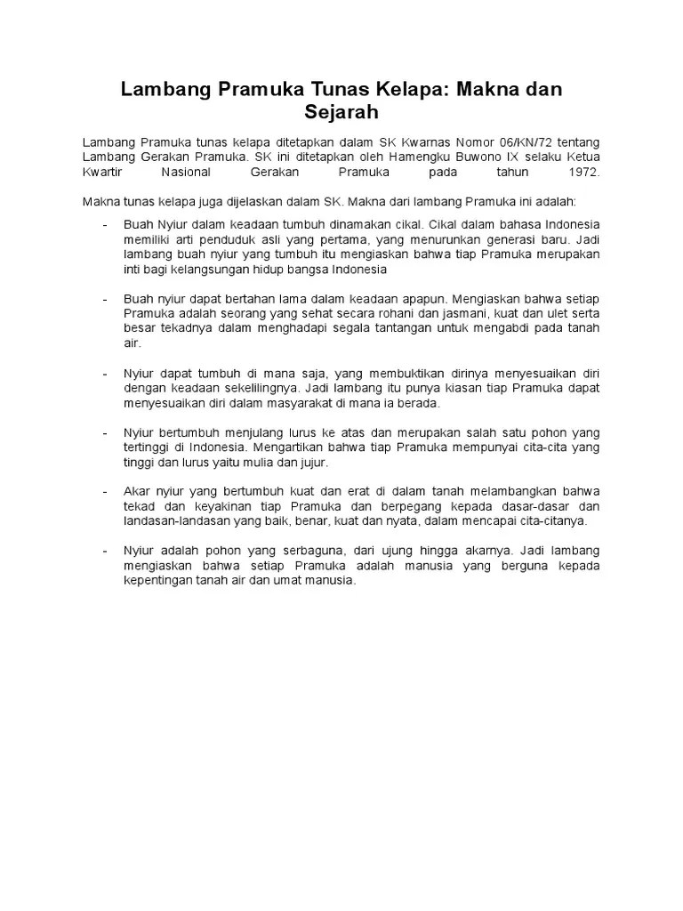 Lambang Pramuka Tunas Kelapa PDF