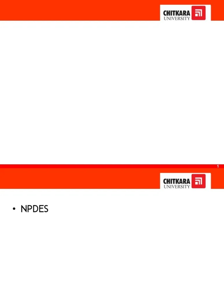 NPDES PDF Clean Water Act United States Law