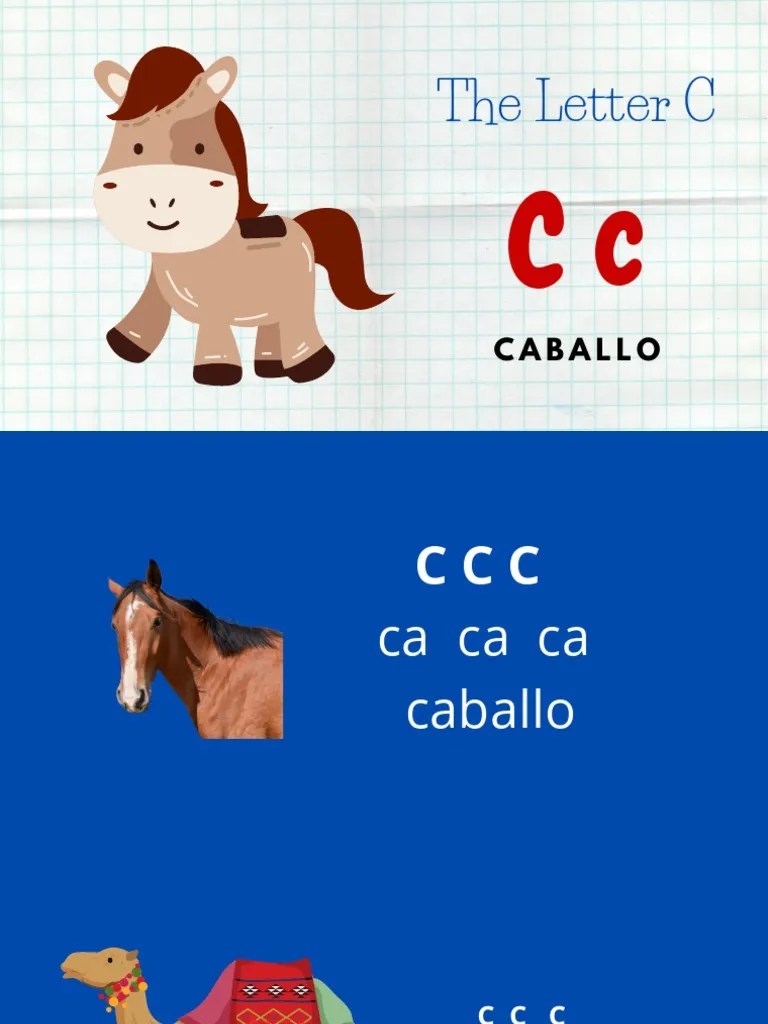 The Letter C in Spanish PDF