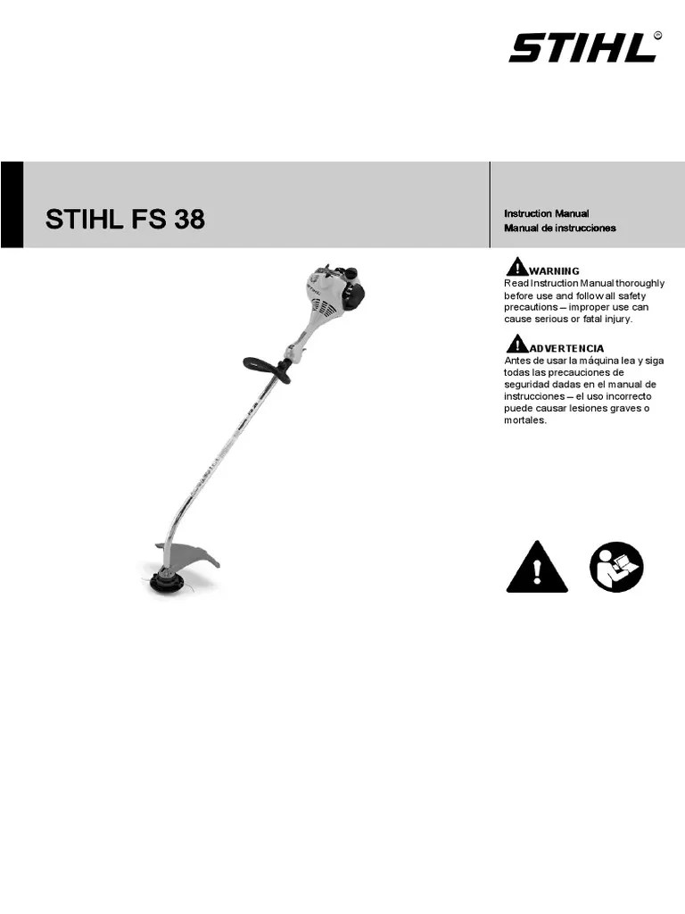 How to safely operate the STIHL FS 38 trimmer: Key safety instructions