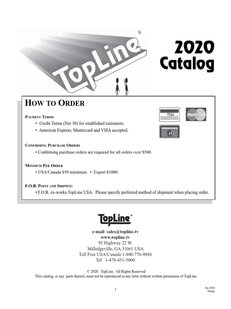 Topline Catalog PDF Electricity Electronics