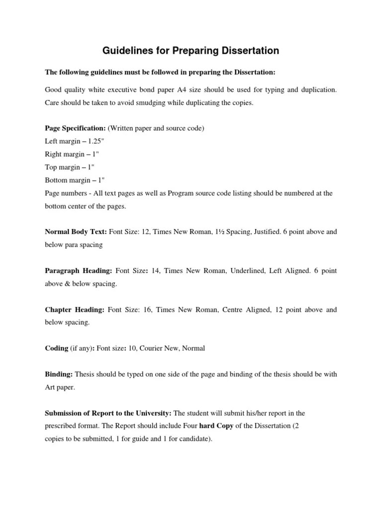 Thesis Font Size Thesis Title Ideas for College