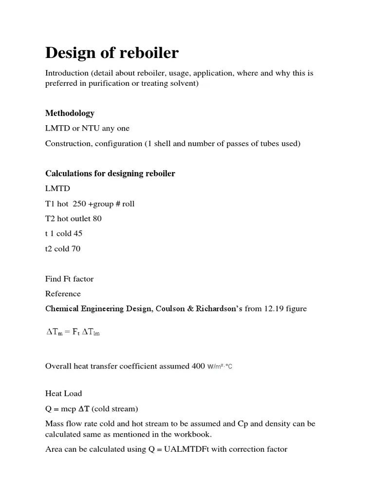 Kettle Reboiler PDF