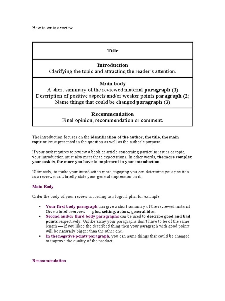 CPE REVIEW Writing Example PDF Essays