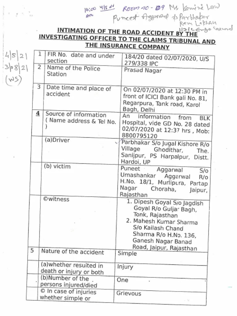 MACT Case Prabhakar PDF