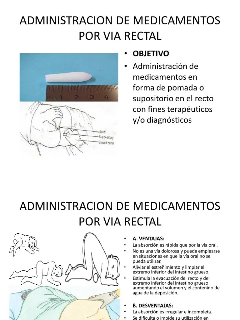 Diap - Adm de Med Por Via Rectal | PDF | Estreñimiento | Drogas